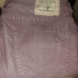Men's True Religion corduroy denim